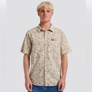 Quiksilver Ditsy Mini Classic Short Sleeve Shirt Color Moonstruck